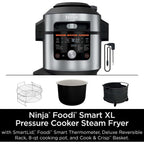 Ninja Foodi 14-in-1 Smart XL 8 Qt Pressure Cooker Steam Fryer - OL701