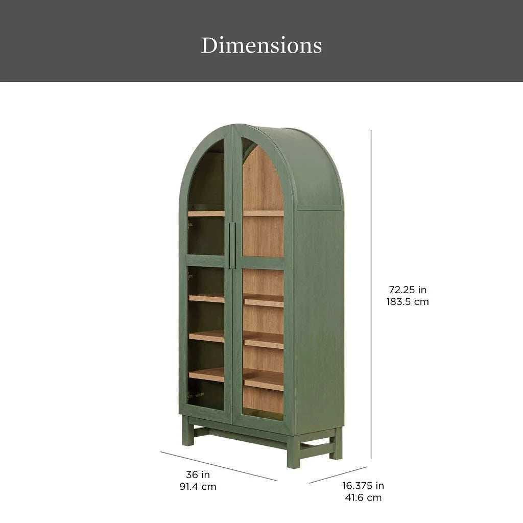 Better Homes & Gardens Juliet Arch Accent Cabinet, Black Finish - BHF336158813005, BHF336158813031, BHF336158813035