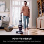 Shark Upright Vacuum With Lift-Away, PowerFins HairPro, Odor Neutralizer, Purple - ZD550
