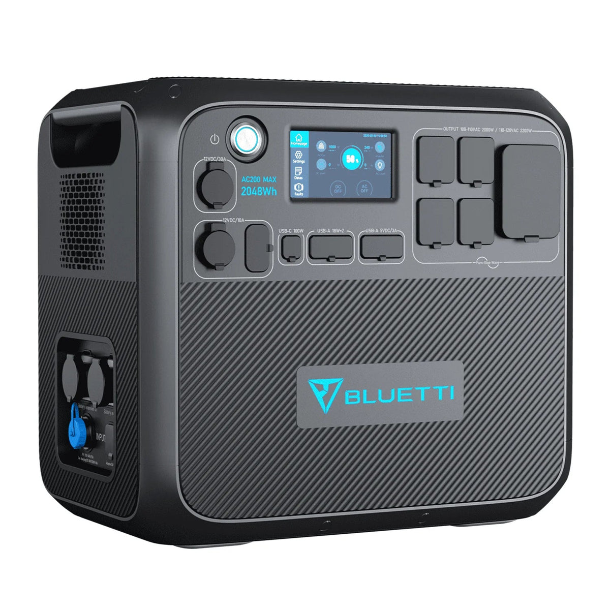 Bluetti Portable Power Station, 2048Wh 2200W LiFePO4 - AC200MAX