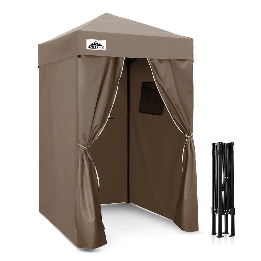 EAGLE PEAK Ultra Compact 4 ft x 4 ft Pop-Up Changing Room Canopy - Flex