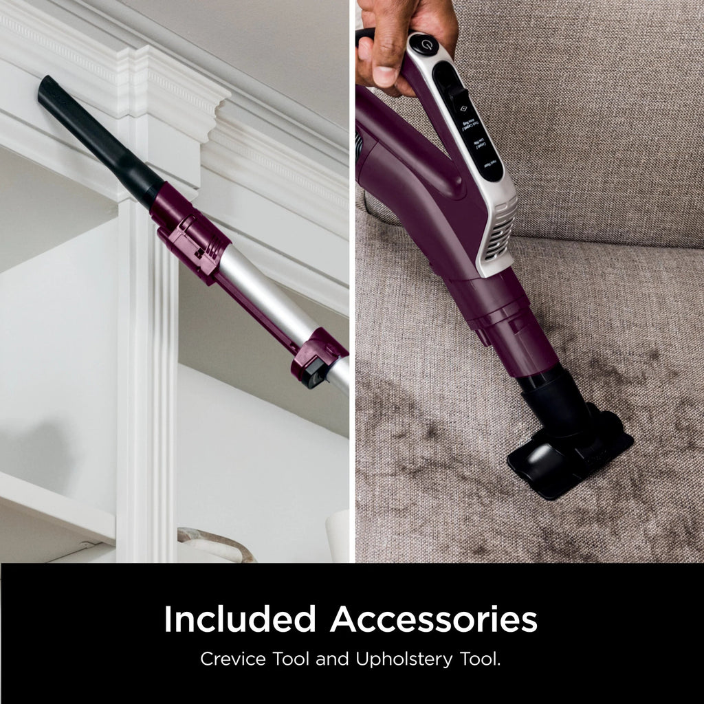 Shark Stratos Upright Vacuum, Bagless, Burgundy - AZ3000