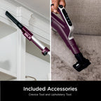 Shark Stratos Upright Vacuum, Bagless, Burgundy - AZ3000