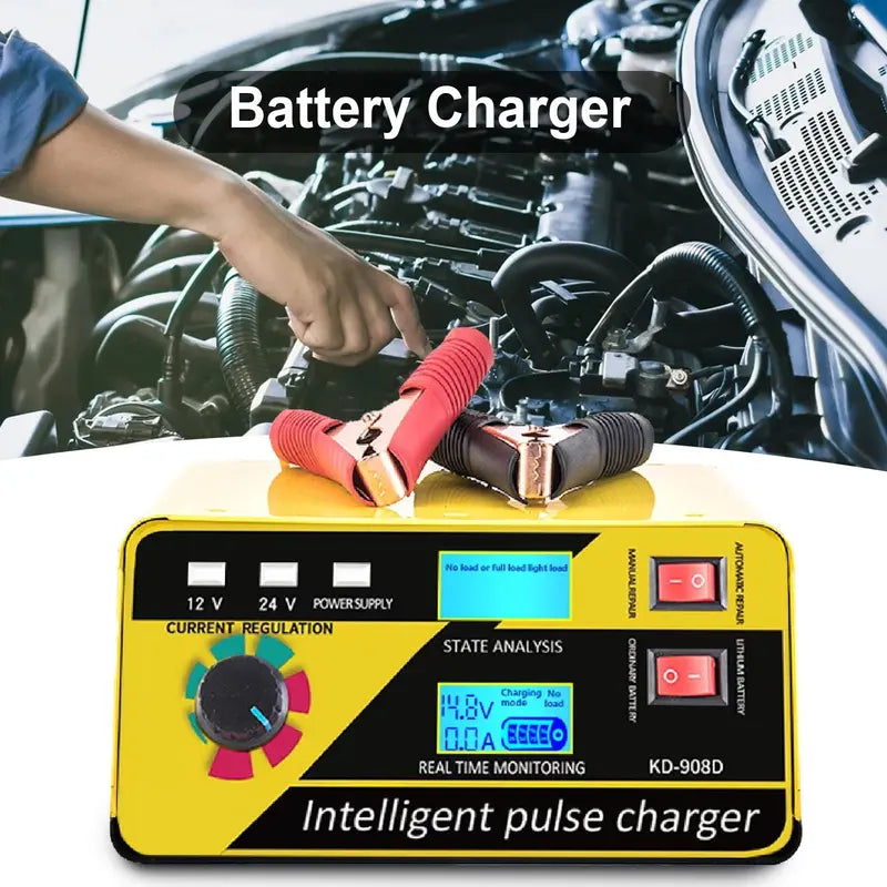 XWQ Car Battery Charger 12V/24V 260W 20A/10A - XWQ