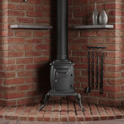Logwood Cast Iron Wood Stove, 900 Sq. Ft., 54,000 BTUs