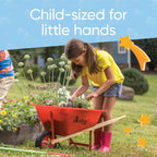 HearthSong Grow With Me Child's Wheelbarrow - 33in L x 17in W