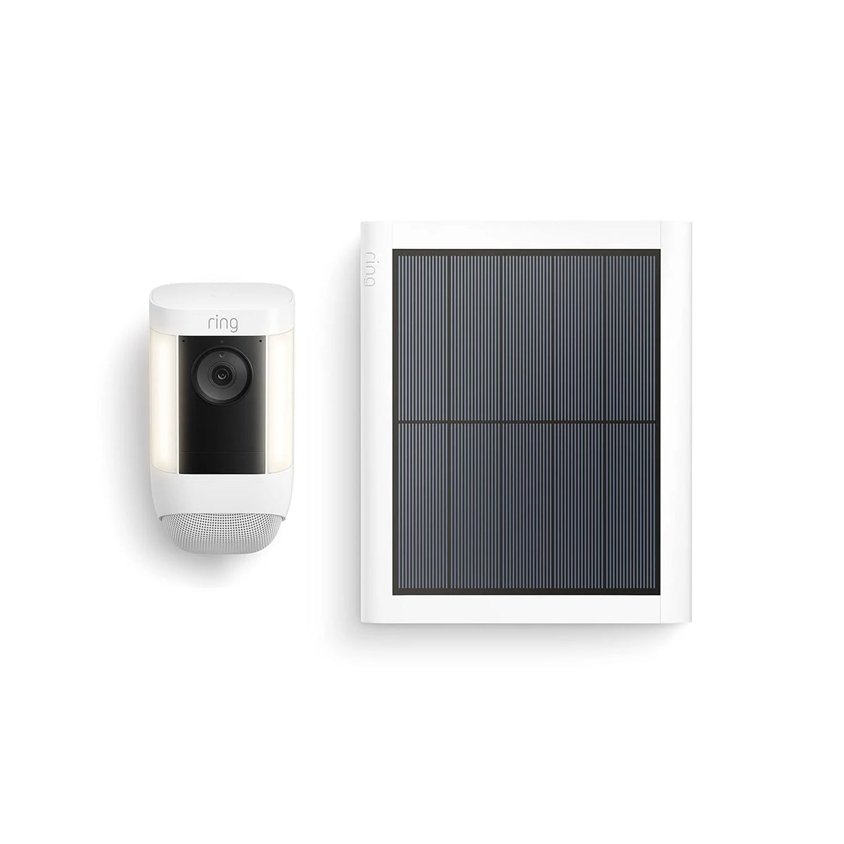 Ring Spotlight Cam Pro Solar Security Camera White - 2022