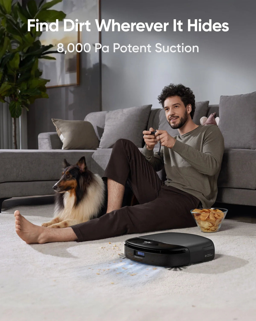 eufy Robot Vacuum Omni S1 Pro With All-In-One Station, 8000 Pa Suction - S1 Pro
