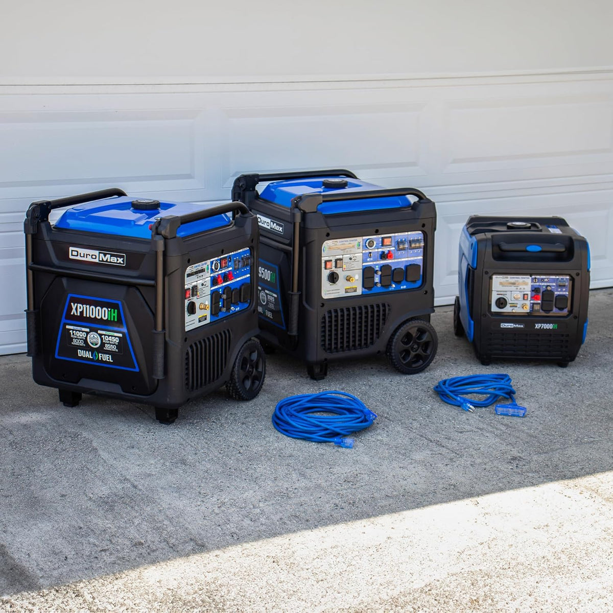 DuroMax Dual Fuel Portable Digital Inverter Generator, 11 000-Watt, 459cc - XP11000iH