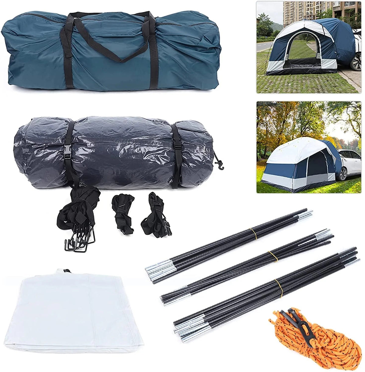 Universal SUV Tailgate Camping Tent, 4-6 Person, 250*250*200cm