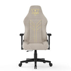 Bigzzia High Back Ergonomic Gaming Chair With 3D Armrests, Beige