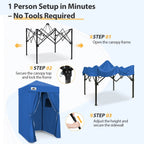 EAGLE PEAK Ultra Compact 4 ft x 4 ft Pop-Up Changing Room Canopy - Flex