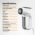 Neakasa Handheld Vacuum Garment Steamer, 2300Pa Suction, 30-Second Heat-Up - Magic 1