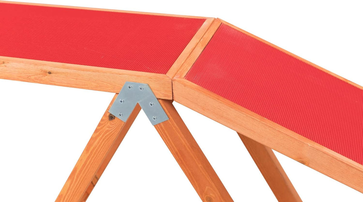 TRIXIE Dog Agility Dogwalk - 456 cm x 64 cm x 30 cm