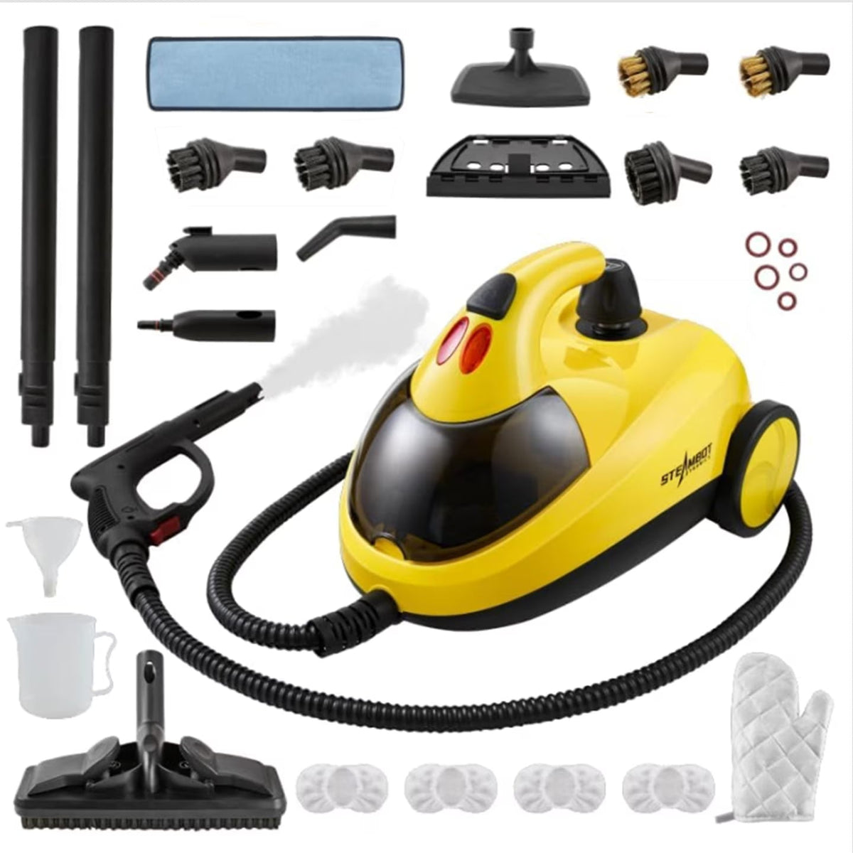 STEAMBOT Steam Cleaner With 28-in-1 Functionality
