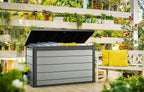 200 Gallon Resin Deck Box, 59.7 in L x 28.5 in W x 35.4 in H