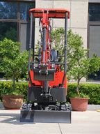 TYPHON 1-Ton Mini Excavator With Canopy, Hydraulic Thumb And 13.5hp Engine - TERROR ONE STORM