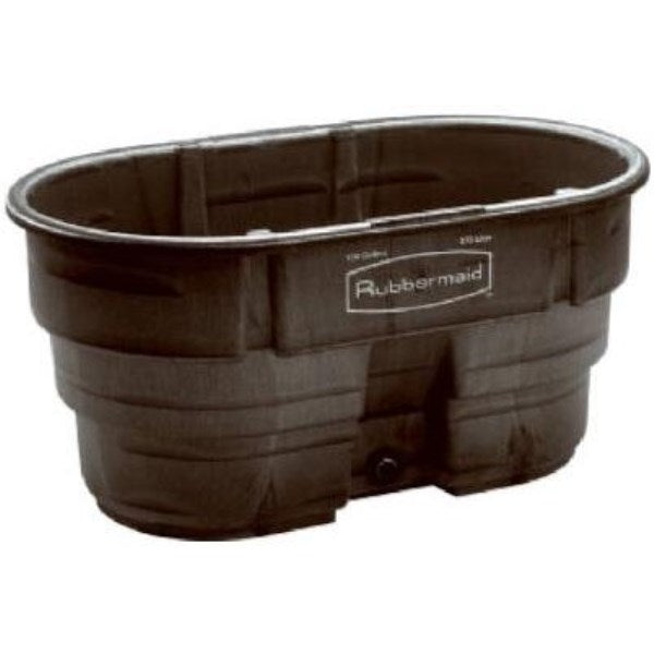 Rubbermaid Plastic Stock Tank 100 Gal. With 1-1/2 In. Drain Plug