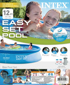 Intex Easy Set Above Ground Swimming Pool 12 ft x 30 in With Filter Pump - 28131EH