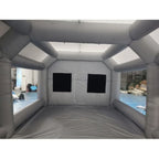 Inflatable Car Paint Spray Booth Work Tent With Filter System 26 x 15 x 10 Ft