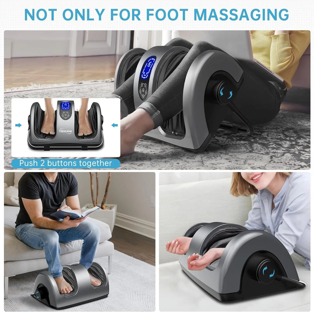 TISSCARE Shiatsu Foot, Leg And Calf Massager With Heat