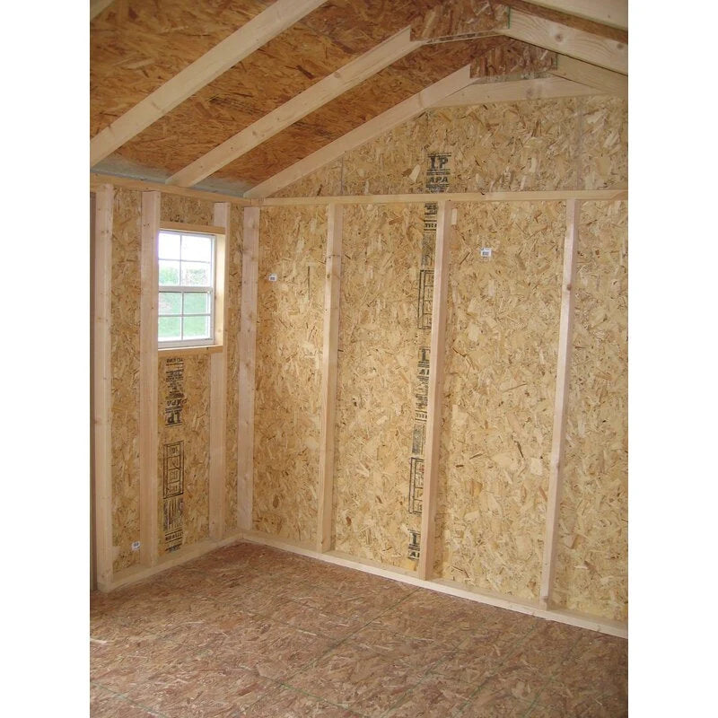 Value 8 ft. W x 8 ft. D Solid And Manufactured Wood Storage Shed - FK-8x8