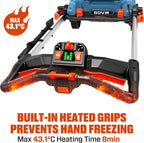 SENIX Cordless Snow Blower 60V 21 in Steel Auger Heated Handle - 3500W