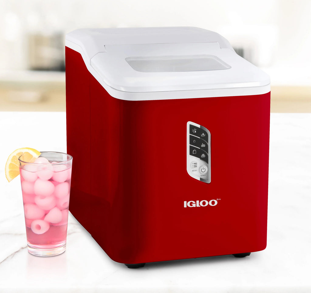 Igloo Self-Cleaning Countertop Ice Maker, 1.5 qt, 26 lbs/24 Hours, Aqua