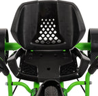 20-Inch Drift Tricycle With Adjustable Seat, LED Lighting And Foot Brakes - Green And Black