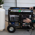 DuroMax Dual Fuel Generator 12,000W Gas/Propane, 457cc 4-Stroke Engine - XP12000EH