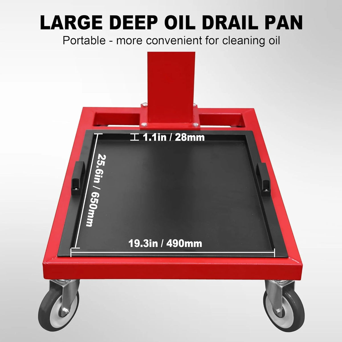 Rotating Engine Stand, 1,000 Lbs Capacity With Removable Oil Pan And Magnetic Tray - AT25002R
