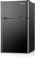 Euhomy Mini Refrigerator With Freezer, 3.2 Cu.Ft