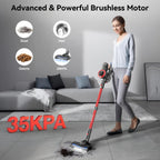 Lazyswan Cordless Stick Vacuum Cleaner 35KPA 400W 50min