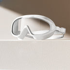 Adult Anti-Fog Swimming Goggles With Silicone And Polycarbonate Lens, 45-60cm