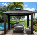 Paragon Siena Aluminum Screen Room Hard Top Gazebo