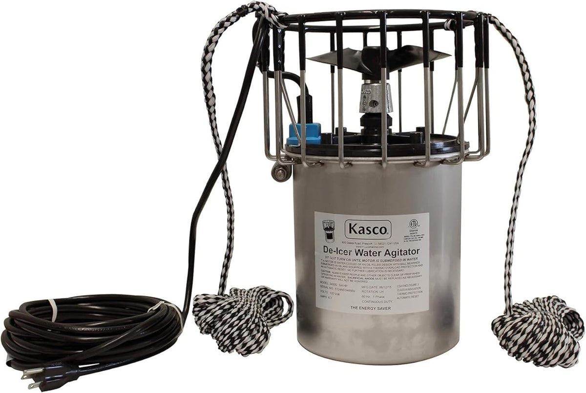 Kasco Lake And Pond De-Icer 3/4 HP 120V With 50 Ft Electric Power Cord