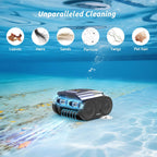 Cordless Robotic Pool Cleaner For Inground Pools, 180 Min, Up To 2150 Sq.ft - SAT25