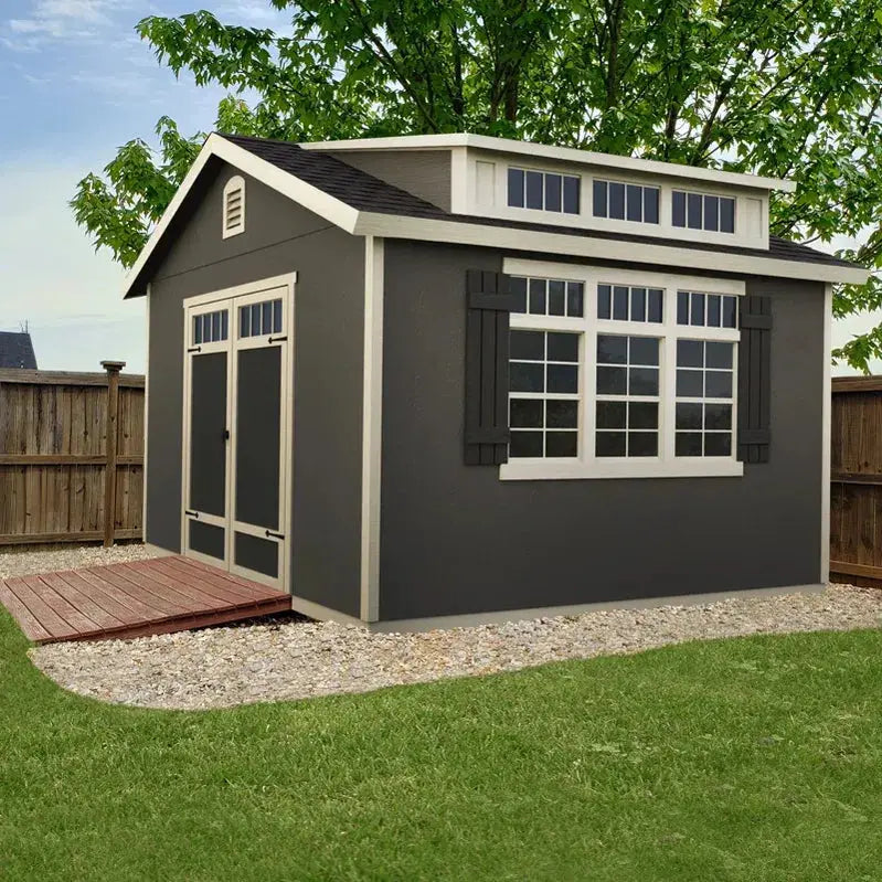 Windemere Wood Storage Shed 10 Ft x 12 Ft