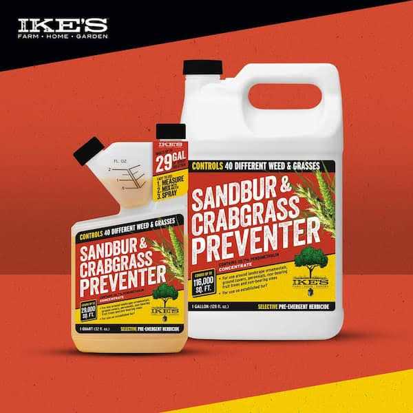 Ike's Sandbur And Crabgrass Preventer