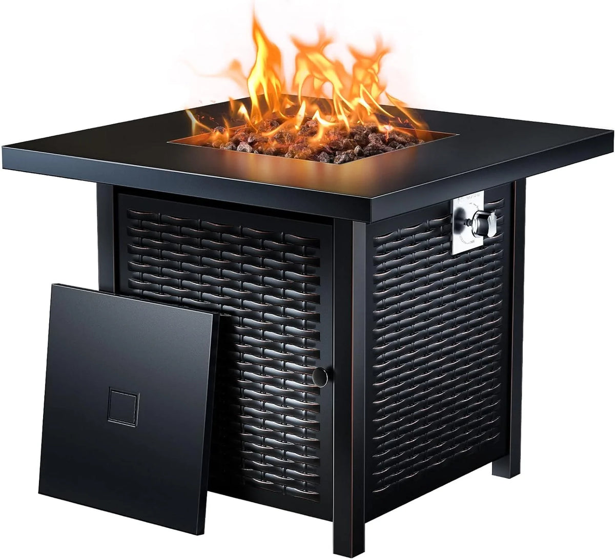 Ciays Outdoor Propane Fire Pit Table, 42-Inch, 50,000 BTU - CIFPT5B