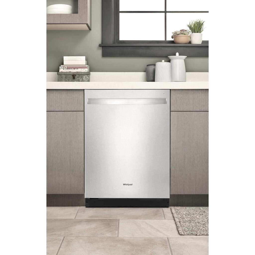 Whirlpool Quiet Dishwasher With 3rd Rack, 51 dBA, Fingerprint-Resistant Finish