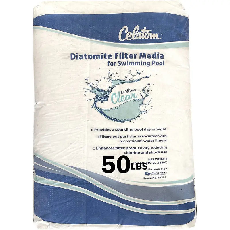Celatom Diatomaceous Earth DE Pool Filter Aid 50lb