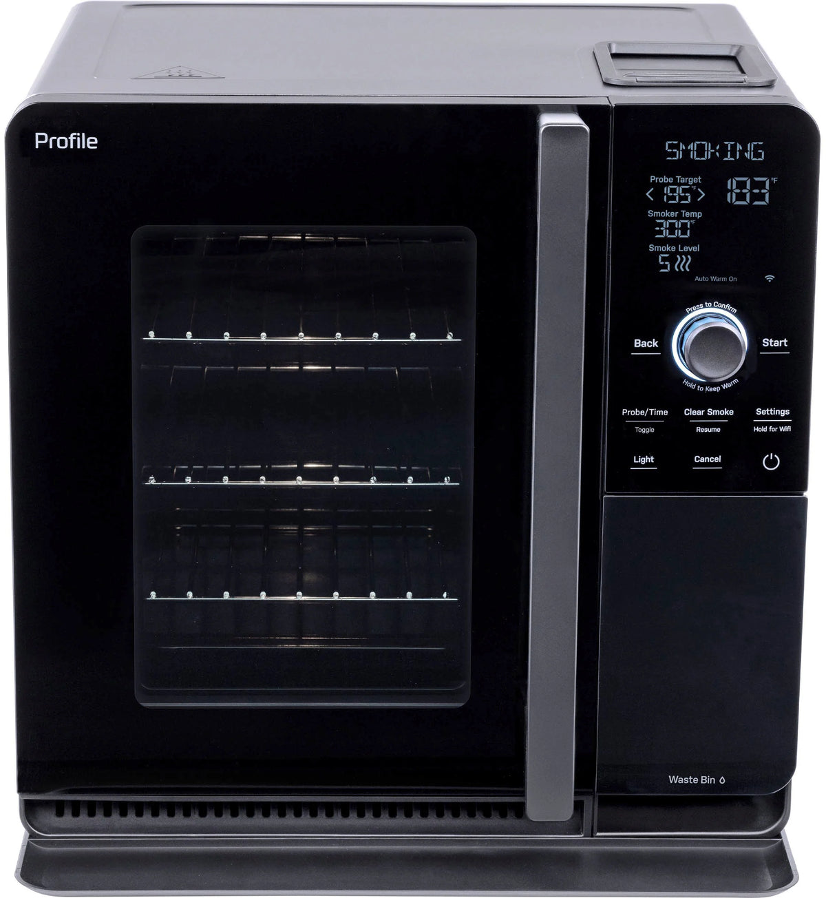 GE Profile Smart Indoor Smoker - Black
