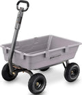 Gorilla Carts Utility Dump Wagon 6 Cubic Feet 1200 lb Capacity Black - GOR6PS
