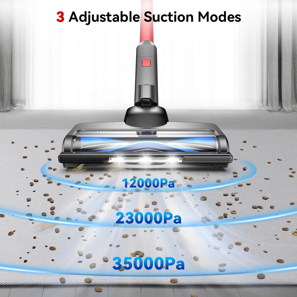 Lazyswan Cordless Stick Vacuum Cleaner 35KPA 400W 50min
