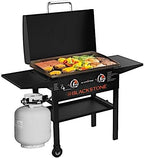 Blackstone Gas Griddle Station With Hood And Side Shelves, 28 inch, Black - 1883