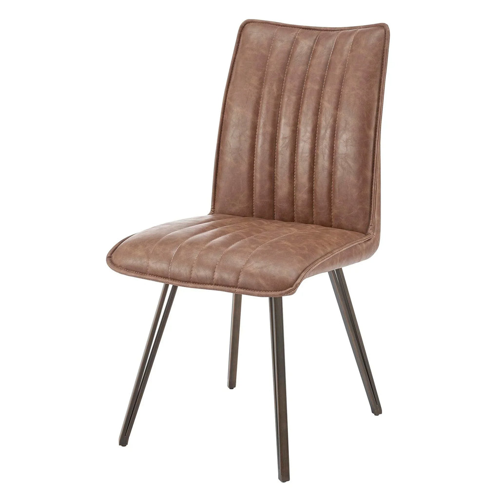 Reino PU Dining Side Chairs, Set Of 2
