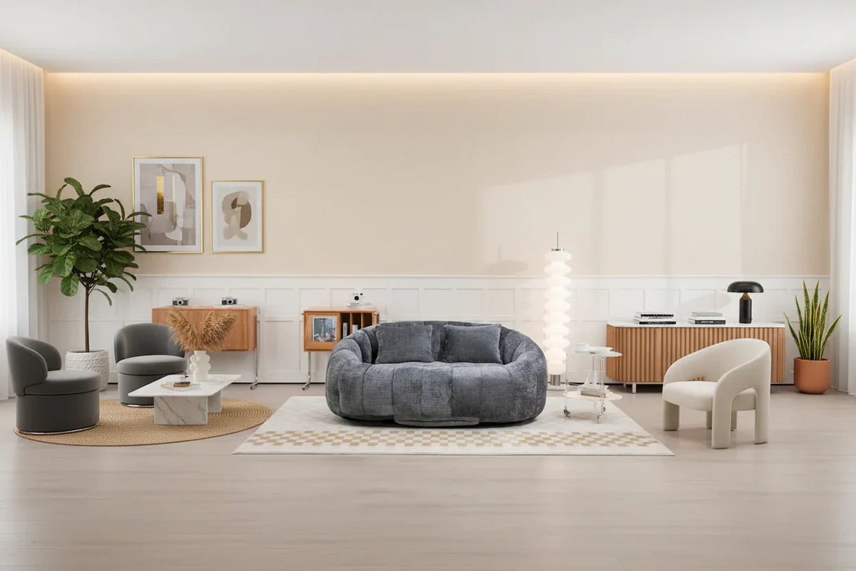 Adult Bean Bag Chair - 43 L x 35 W x 31 H