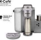 Keurig Single-Serve Coffee, Latte, And Cappuccino Maker, Nickel - K-Cafe Special Edition