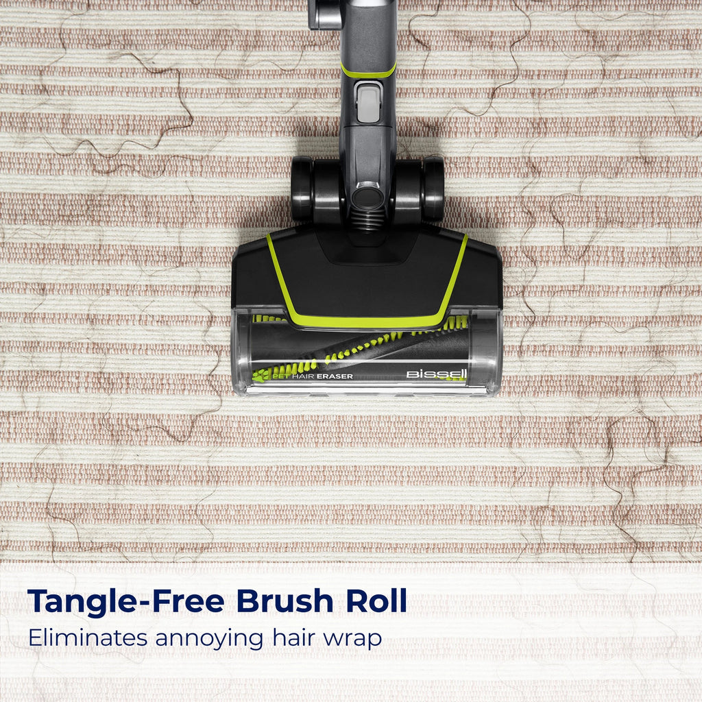 BISSELL Pet Hair Eraser Slim Corded Stick Vacuum, Black - 3875